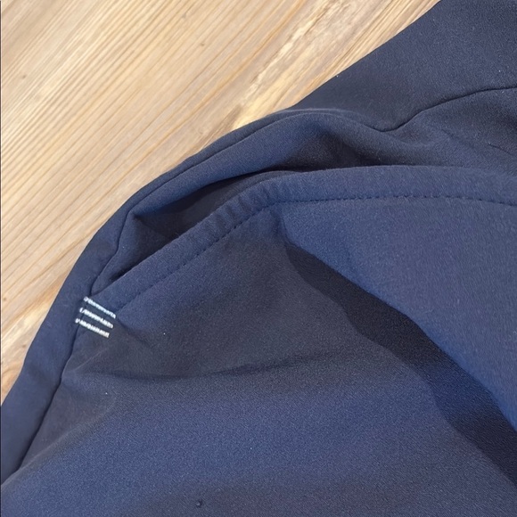 Adidas Blue Dress Pants Straight Leg Flat Front - Picture 4 of 7